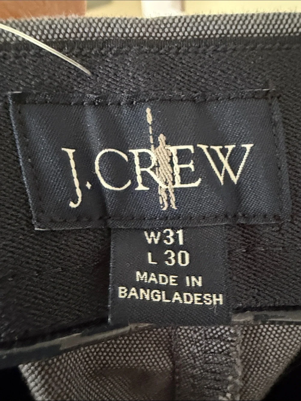 J. Crew Men's Oxford Tech Pant in Slate Blue Slim Fit